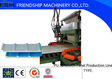 Prosty i tani dyskretny typ produkcji PU Sandwich Panel Production Line