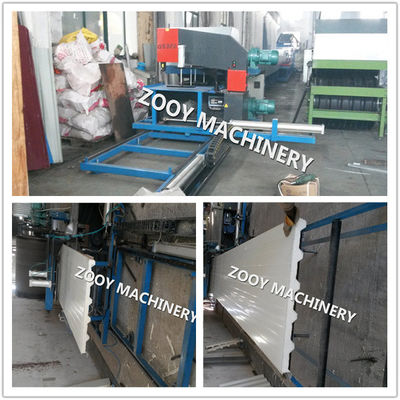 Gumowy pas transmisyjny Dla 1000mm PU płyty warstwowej Maszynie PLC Automatyka Foaming
