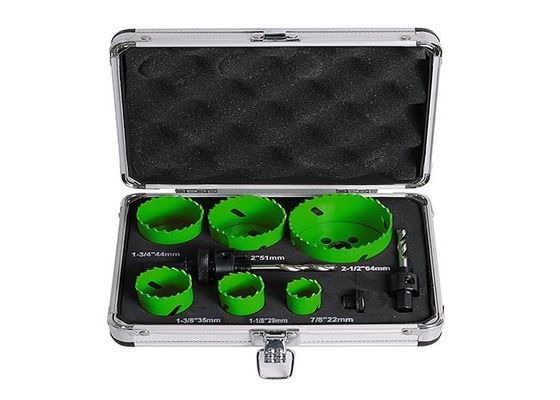 Wiercić ze stali nierdzewnej / Metal Otwornica Ustaw 22mm 29mm Z Aluminium Case