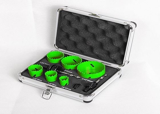 Wiercić ze stali nierdzewnej / Metal Otwornica Ustaw 22mm 29mm Z Aluminium Case