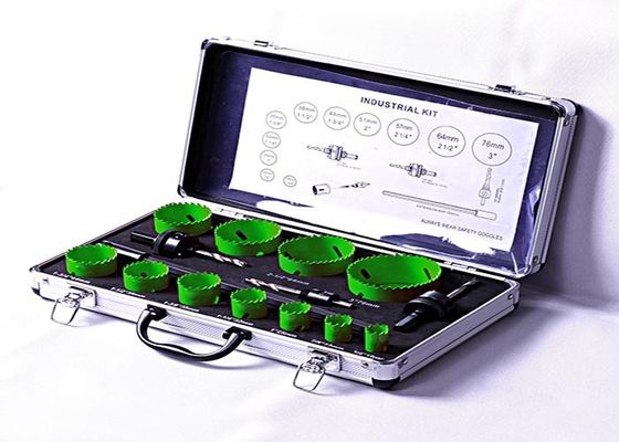13PC Bi-Metal Hole Piły, High Speed ​​Steel Otwornica z Aluminium Case
