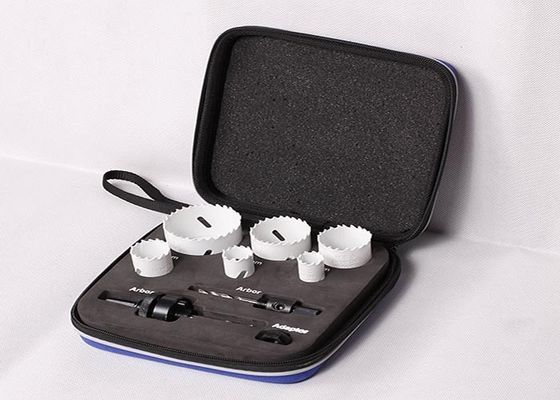 9PC HSS Bi Metal Otwornica Ustaw 35mm głęboką ranę szmatką sprawie