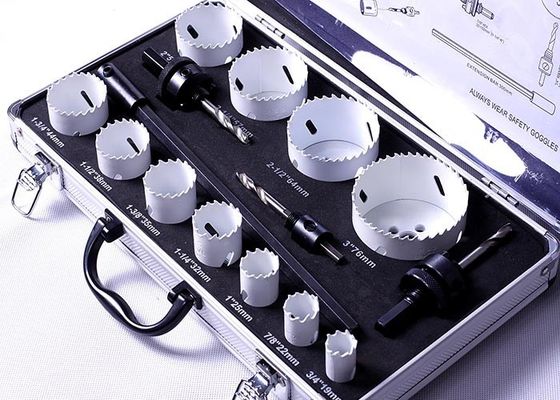 13PC obróbki skrawaniem Otwornica Ustaw z rozszerzeniem Ba, Hex Shank Arbor