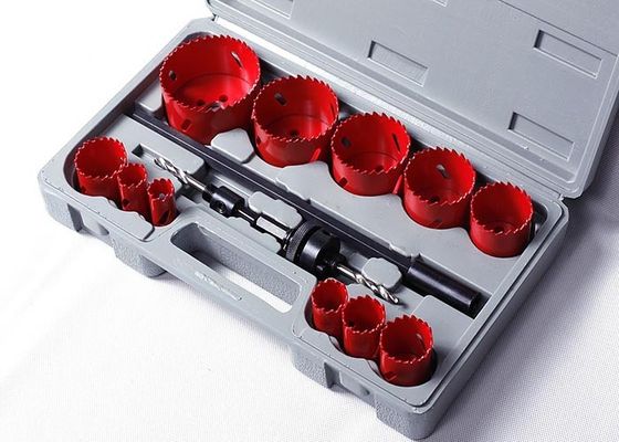 14PC HSS bimetaliczny Otwornica, Niestandardowy Pitch Zęby Hole piła ustawiona