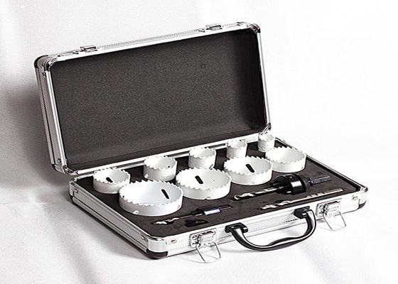 13PC drewno / tworzywo sztuczne Bi Metal Otwornica Ustaw 51mm 57mm 64mm Z Aluminium Case