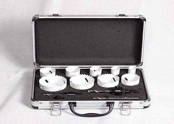 13PC drewno / tworzywo sztuczne Bi Metal Otwornica Ustaw 51mm 57mm 64mm Z Aluminium Case
