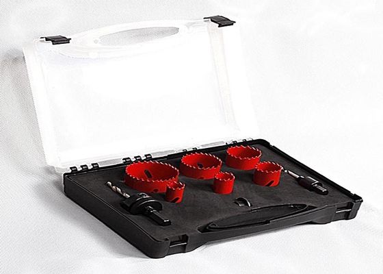 9PC HSS bimetaliczny Otwornica Zestaw Z plastikowym pudełku, Dziura Cutter Wiertło