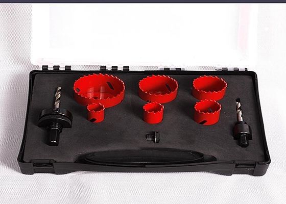 9PC HSS bimetaliczny Otwornica Zestaw Z plastikowym pudełku, Dziura Cutter Wiertło