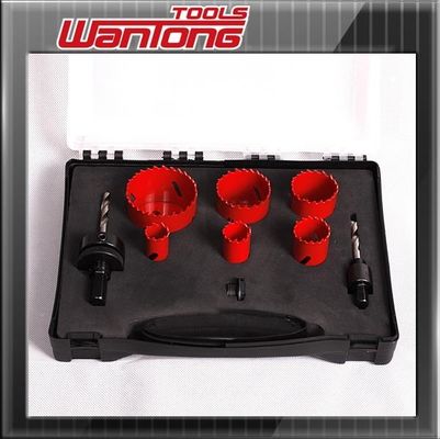 1 cal 2 &quot;ze stali nierdzewnej / bimetaliczny Otwornica Cutter Set sklejki i plastiku