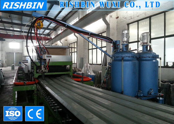 Blachy Wełna mineralna Płyta warstwowa linia produkcyjna z Auto Stacker