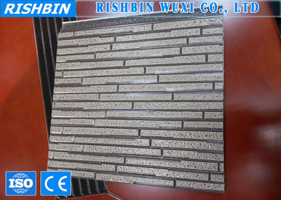 Blachy Wełna mineralna Płyta warstwowa linia produkcyjna z Auto Stacker